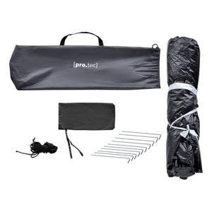 Beach Shelter Mullsjö Pop Up Beach Tent 215x135x140cm Gray