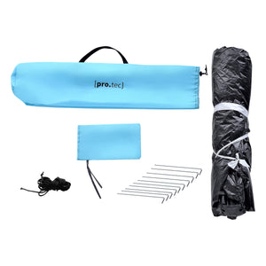 Beach shelter Mullsjö pop up beach tent 215x135x140cm light blue