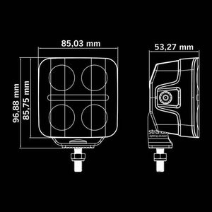 Strands NUUK D-LINE QBA DRIVING LIGHT 3″