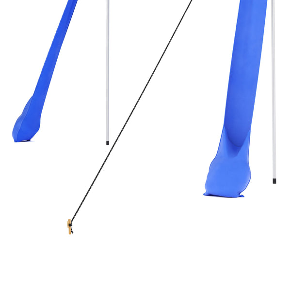 Strandzelt mit 4 Stangen 300 x 300 x 200 cm blau