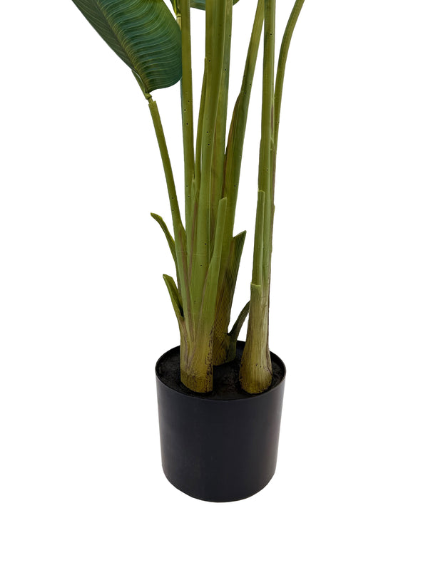 Strelitzie künstlich mit Topf 180 cm
