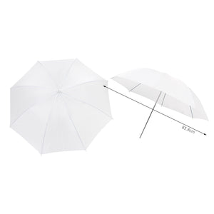 Studioleuchte Schirm LED 2er Set