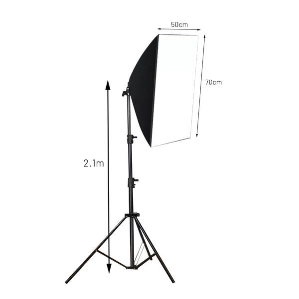 Studioleuchte Softbox LED 2er Set