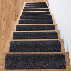 Stufenmatte selbstklebend 15er Set schwarz