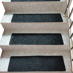 Stufenmatte selbstklebend 15er Set schwarz