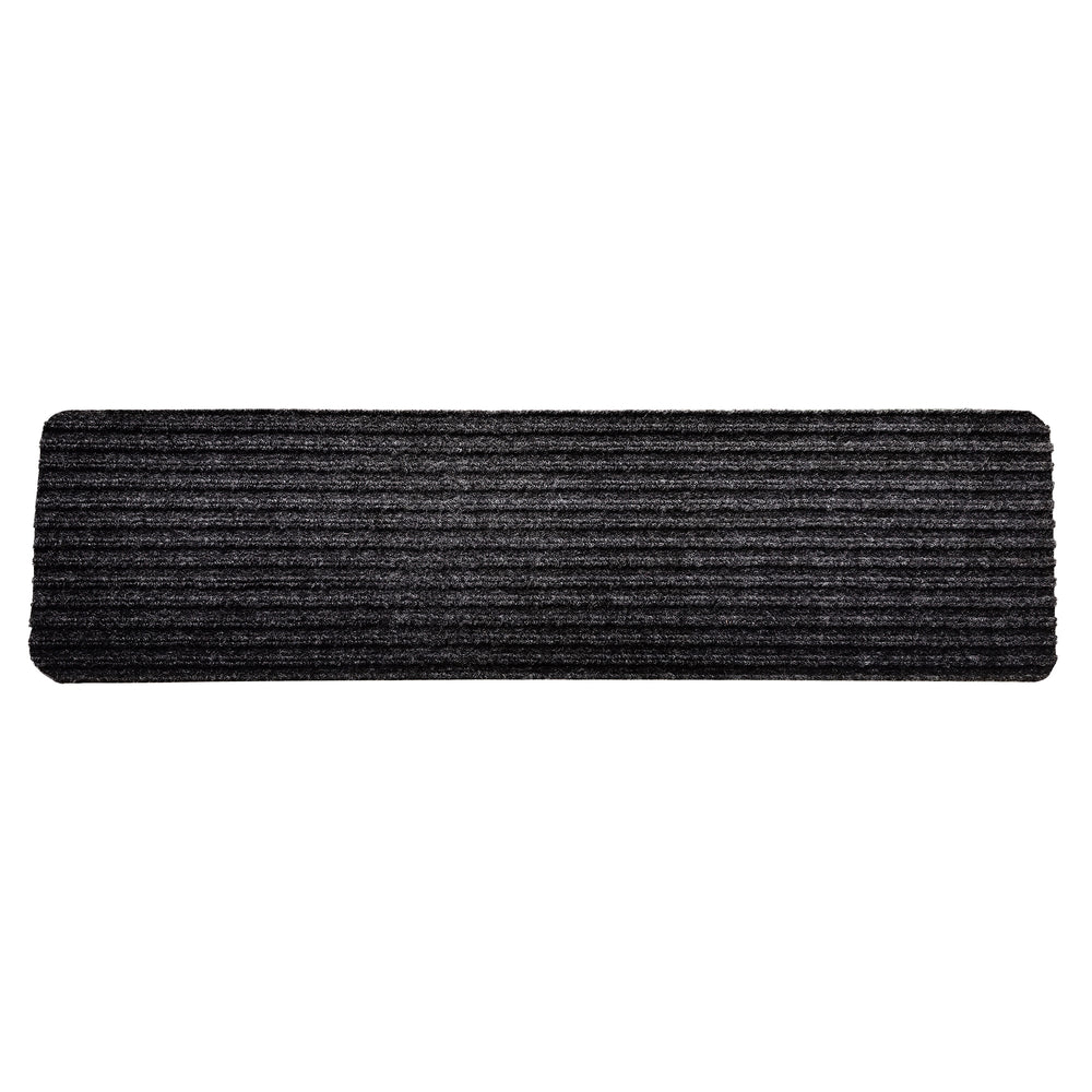 Self-adhesive stair mat, set of 15, black
