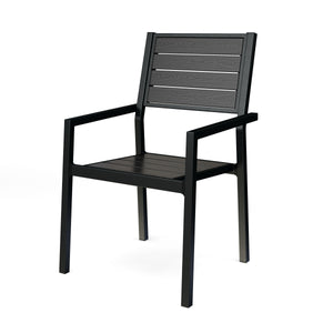 Stuhl Polywood 2er Set schwarz