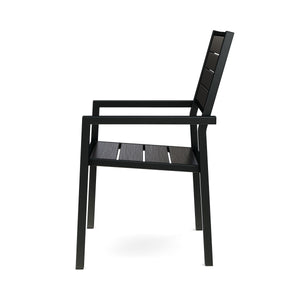 Stuhl Polywood 2er Set schwarz
