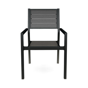 Stuhl Polywood 2er Set schwarz