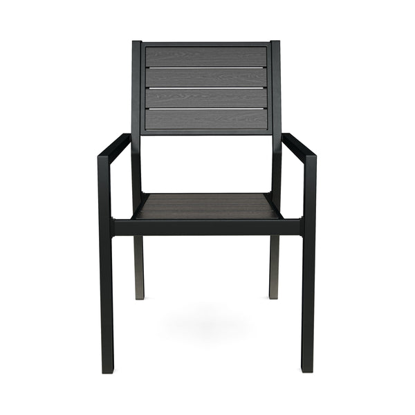 Stuhl Polywood 2er Set schwarz