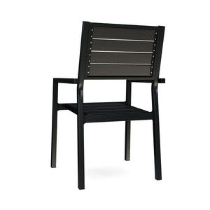 Stuhl Polywood 2er Set schwarz