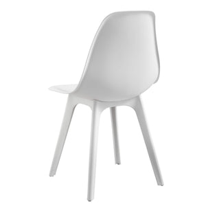 Esszimmerstuhl Brevik 6er Set 83x54x48 cm Weiss