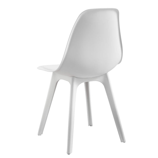 Esszimmerstuhl Brevik 4er Set 83x54x48 cm Weiss