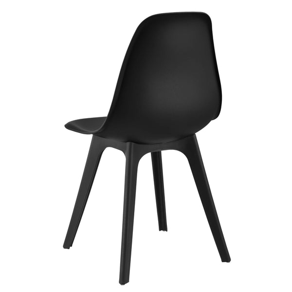 Esszimmerstuhl Brevik 6er Set 83x54x48 cm Schwarz