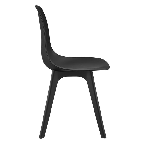 Esszimmerstuhl Bretik 4er Set 83x54x48 cm Schwarz