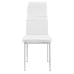 Esszimmerstuhl Lidköping 2er Set Weiss Kunstleder