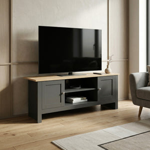 TV Möbel ARLES 128 x 39 x 49 cm anthrazit
