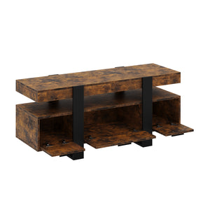 TV Möbel CHELSEA 116 x 40 x 50 cm braun/schwarz