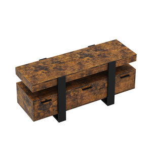 TV Möbel CHELSEA 116 x 40 x 50 cm braun/schwarz