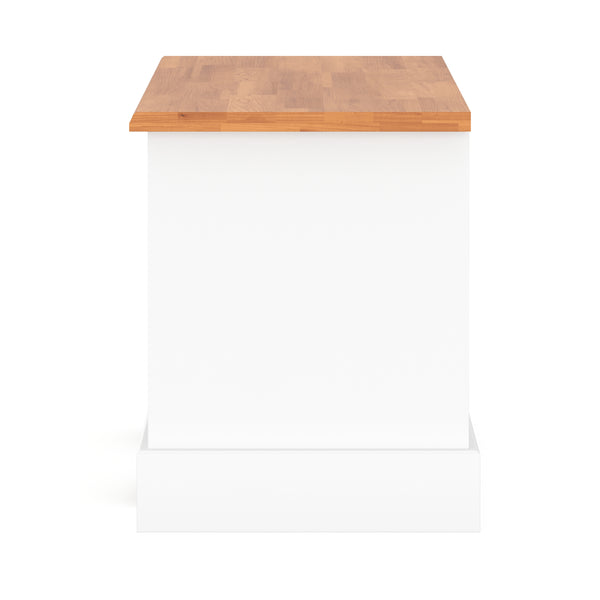 TV Möbel JOSE 99 x 44 x 54 cm weiss/natur