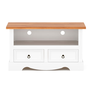 TV Möbel JOSE 99 x 44 x 54 cm weiss/natur