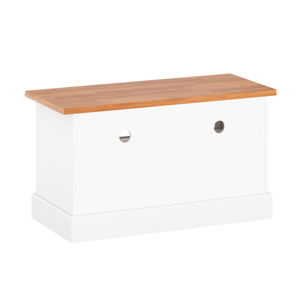 TV Möbel JOSE 99 x 44 x 54 cm weiss/natur