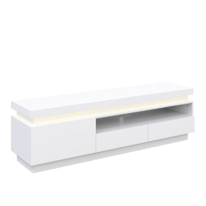 TV Möbel LED CELIO weiss