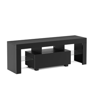 TV Möbel LED IRMA 130 x 35 x 45 cm schwarz