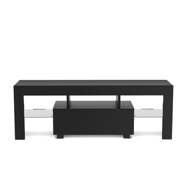 TV Möbel LED IRMA 130 x 35 x 45 cm schwarz