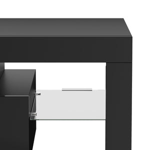TV Möbel LED IRMA 130 x 35 x 45 cm schwarz