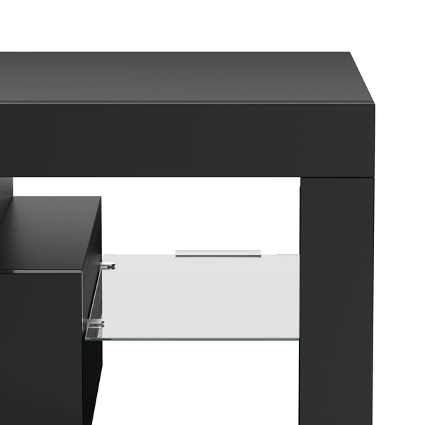 TV Möbel LED IRMA 130 x 35 x 45 cm schwarz
