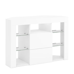 TV Möbel LED ZENA 100 x 40 x 68 cm weiss