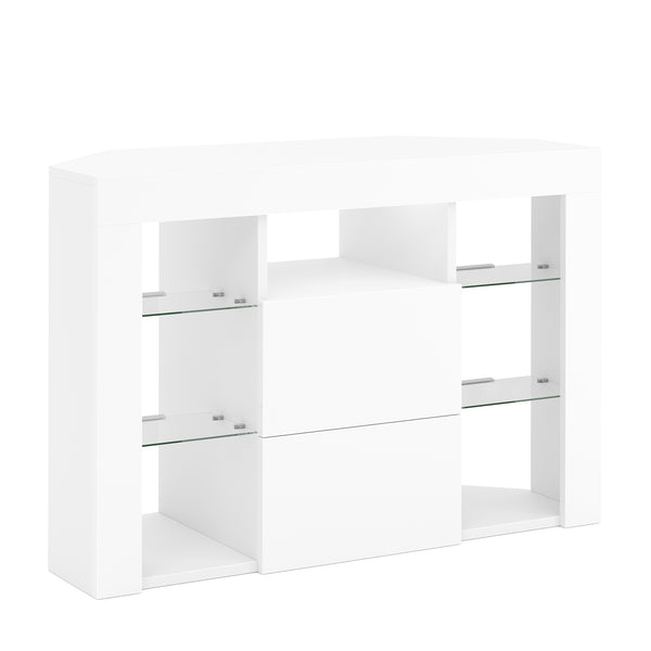 TV Möbel LED ZENA 100 x 40 x 68 cm weiss