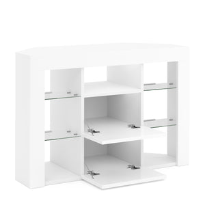 TV Möbel LED ZENA 100 x 40 x 68 cm weiss