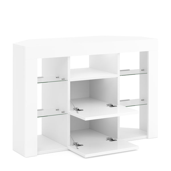 TV Möbel LED ZENA 100 x 40 x 68 cm weiss