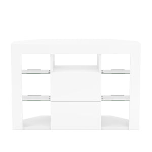 TV Möbel LED ZENA 100 x 40 x 68 cm weiss