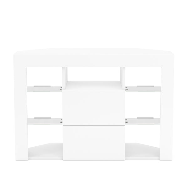 TV Möbel LED ZENA 100 x 40 x 68 cm weiss