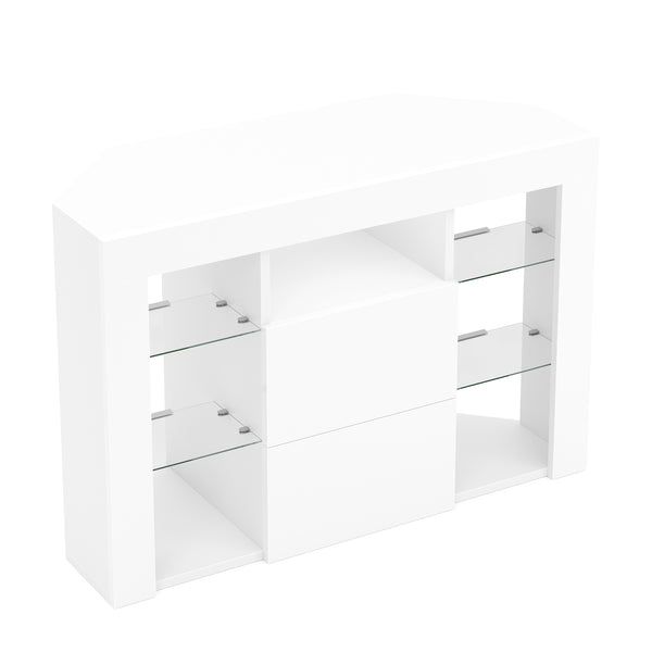 TV Möbel LED ZENA 100 x 40 x 68 cm weiss