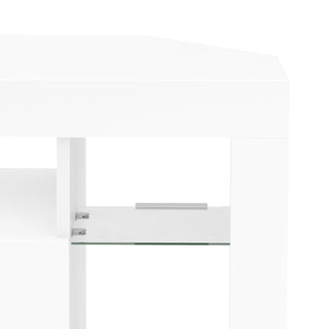 TV Möbel LED ZENA 100 x 40 x 68 cm weiss