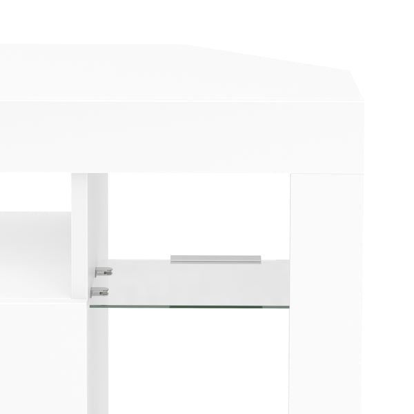TV Möbel LED ZENA 100 x 40 x 68 cm weiss