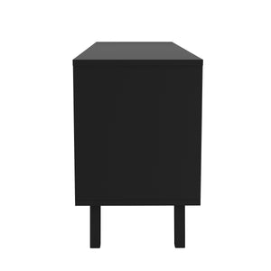 TV Möbel LILLY 150 x 38 x 59 cm schwarz