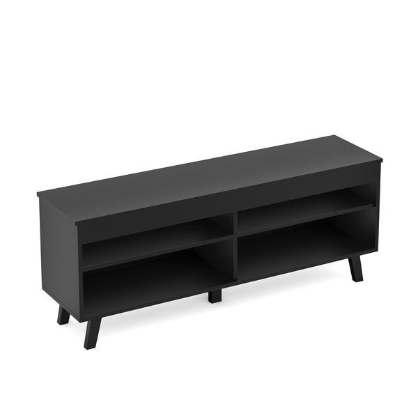 TV Möbel LILLY 150 x 38 x 59 cm schwarz