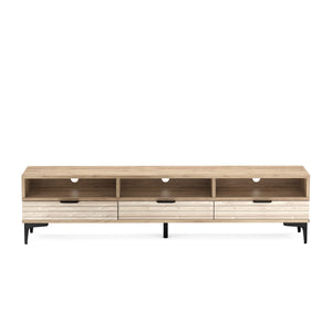 TV Möbel MILES 160 x 32 x 40 cm braun/schwarz