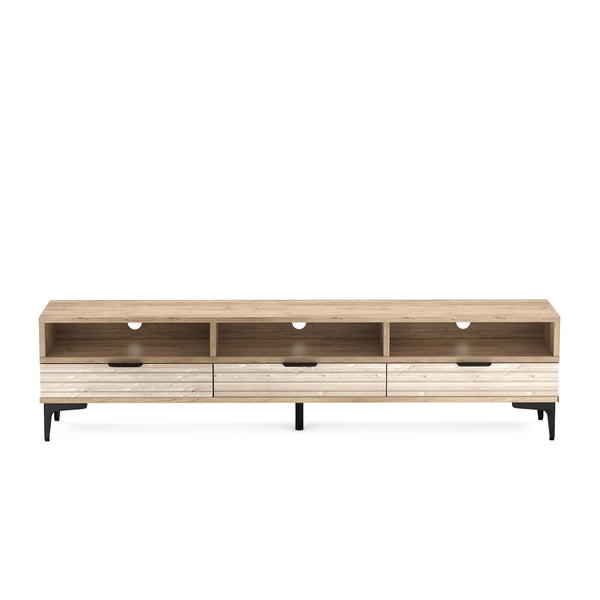 TV Möbel MILES 160 x 32 x 40 cm braun/schwarz