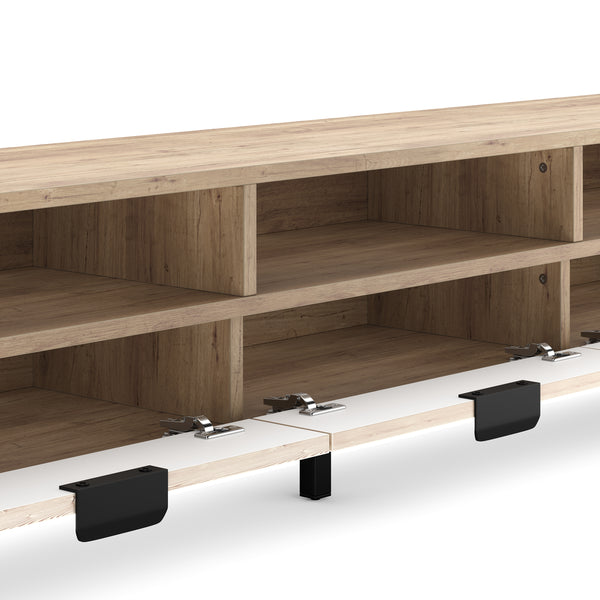 TV Möbel MILES 160 x 32 x 40 cm braun/schwarz