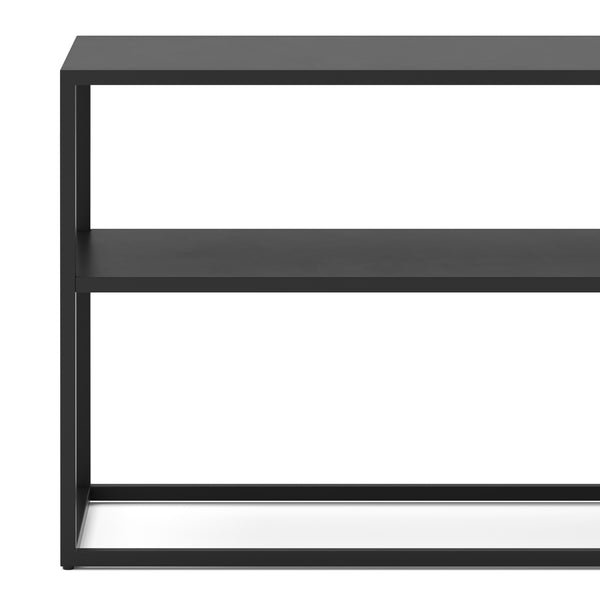 TV Möbel Metall NITE 120 x 46 cm schwarz