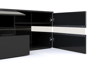 TV Möbel LED PALA schwarz
