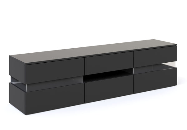 TV Möbel LED PALA schwarz