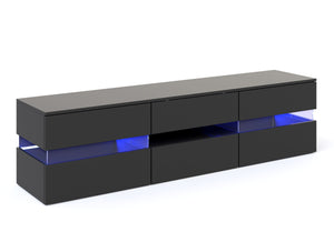 TV Möbel LED PALA schwarz