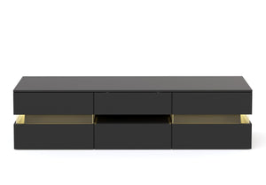 TV Möbel LED PALA schwarz
